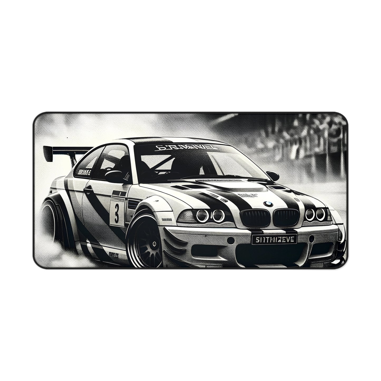 Racing-Inspired Desk Mat - Perfect for Car Enthusiasts & Gamers