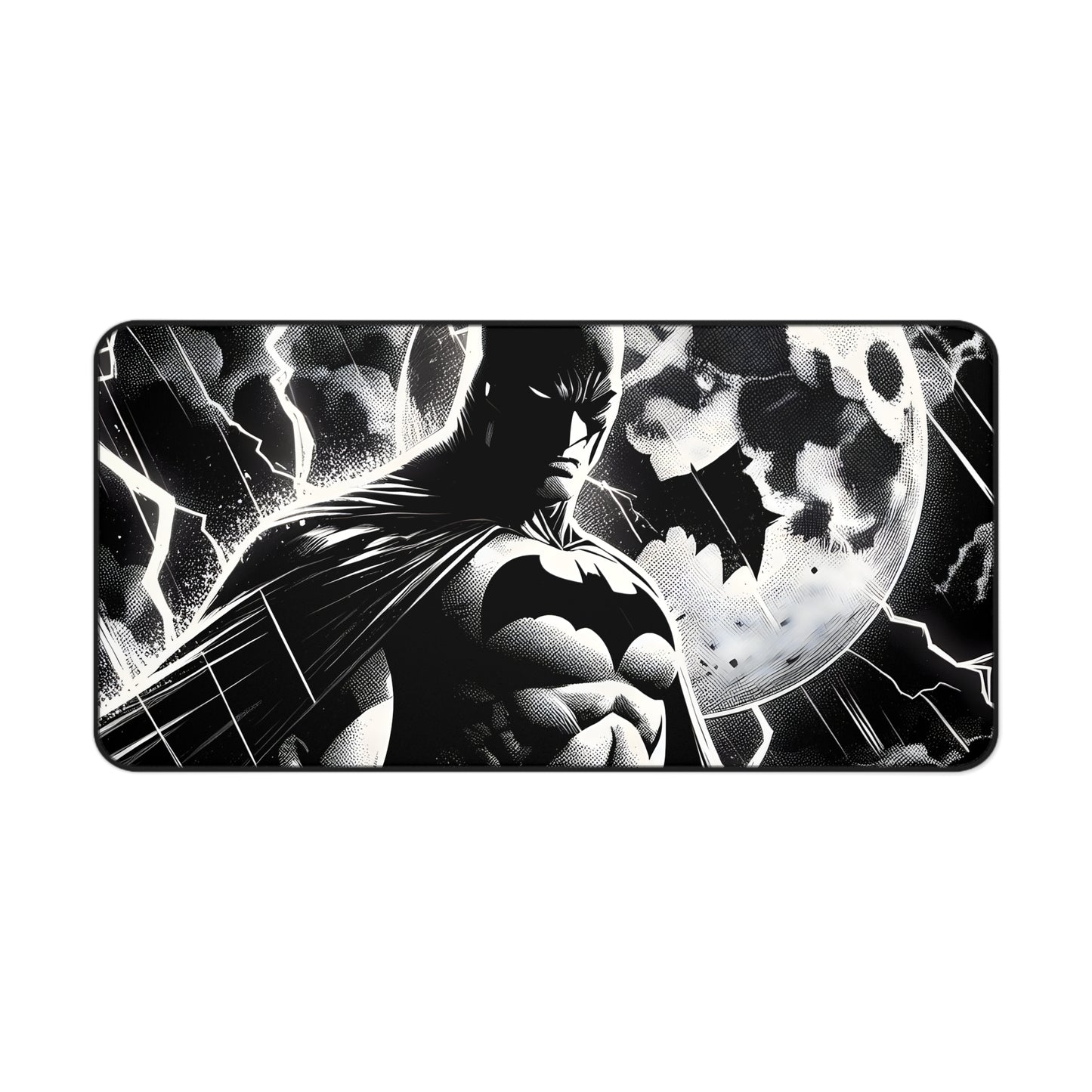 Batman Themed Desk Mat - Stylish Workspace Organizer for Fans