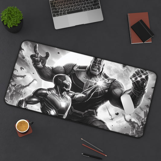 Iron man Vs Thanos Desk Mat - Perfect for Gamers & Fans