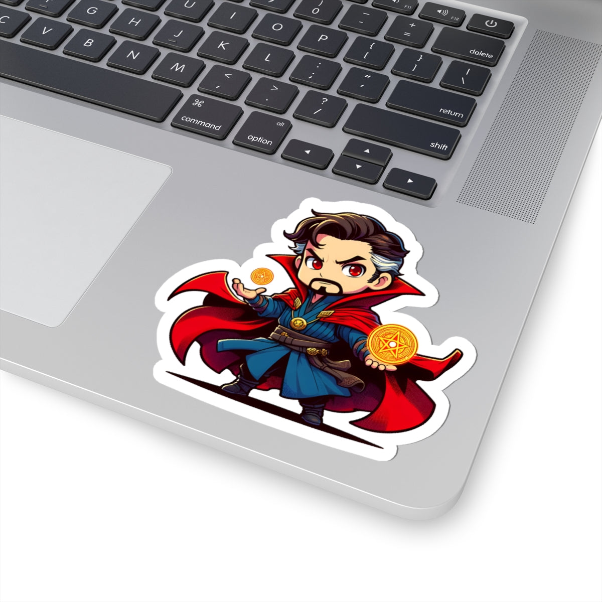 Chibi DOCTOR STRANGE Kiss-Cut Stikcers - Fun Fantasy Character Decal