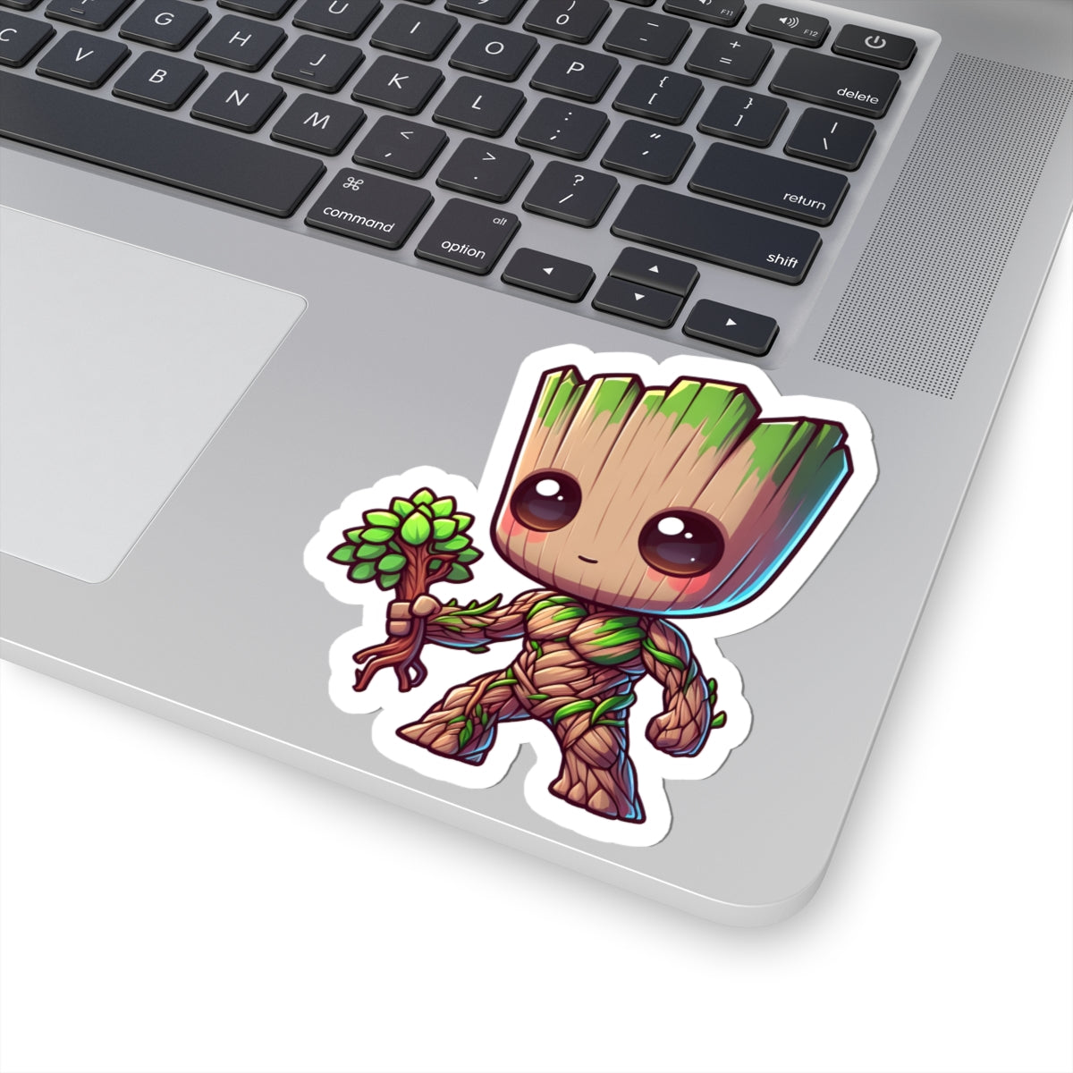 Chibi GROOT Kiss-Cut Stikcers - Fun Fantasy Character Decal