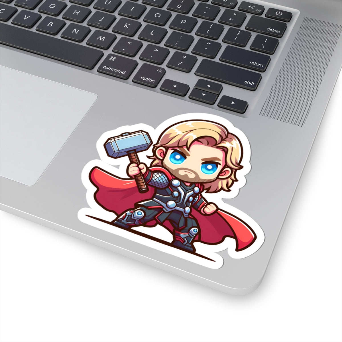 Chibi THOR Kiss-Cut Stikcers - Fun Fantasy Character Decal