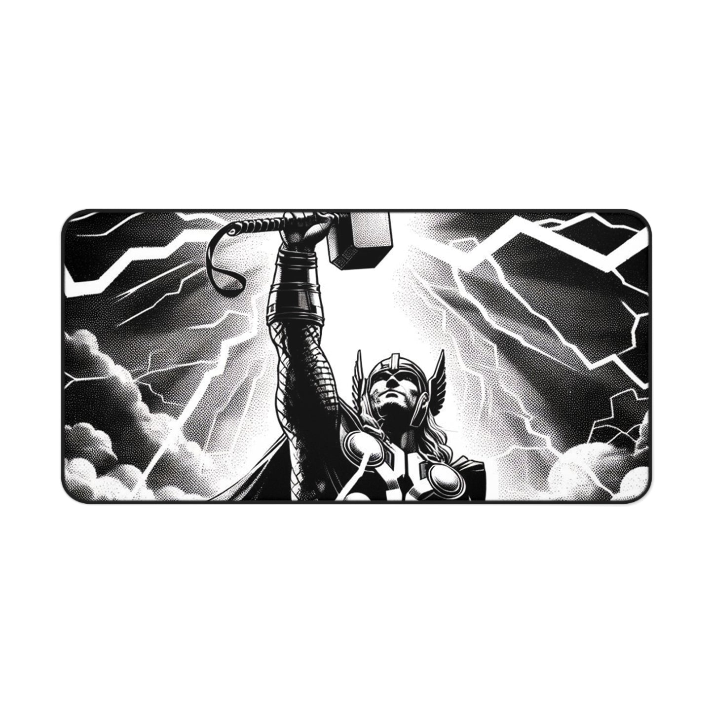 Thor Desk Mat - Empower Your Workspace with Lightning Design