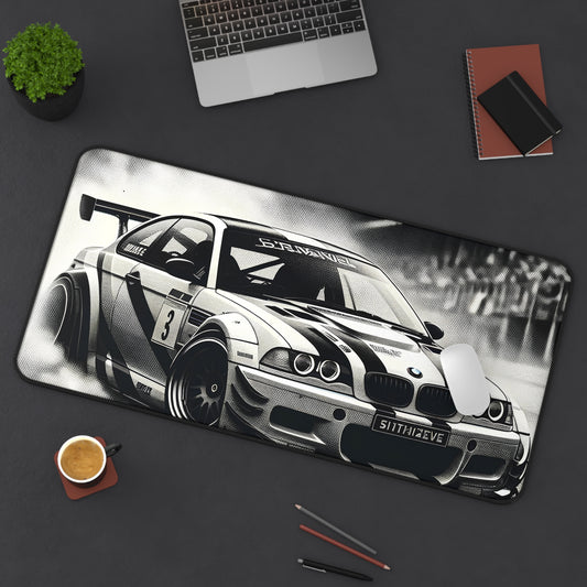Racing-Inspired Desk Mat - Perfect for Car Enthusiasts & Gamers