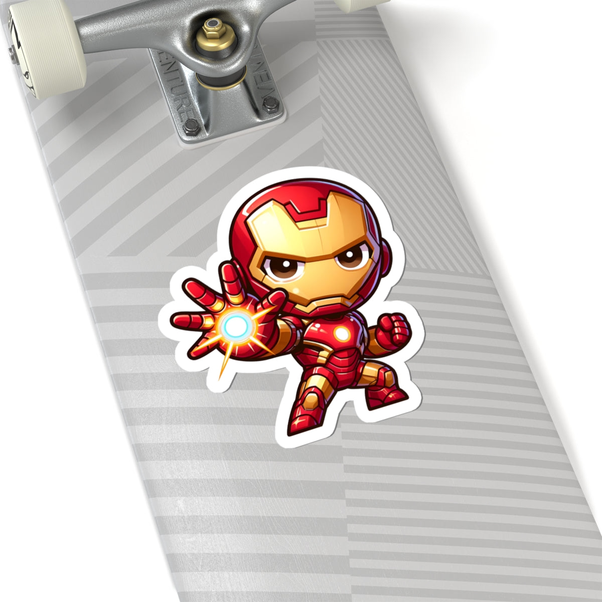 Chibi IRONMAN Kiss-Cut Stikcers - Fun Fantasy Character Decal