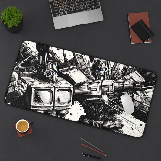 Optimus Prime Vs Megatron Desk Mat - Gaming & Office Decor