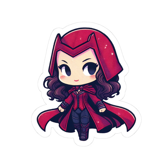 Chibi WANDA Kiss-Cut Stikcers - Fun Fantasy Character Decal
