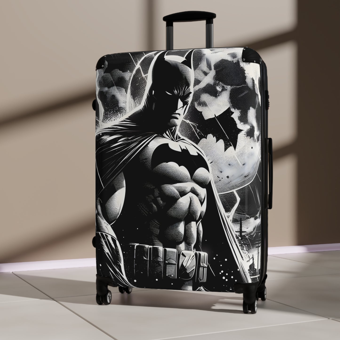 Batman Graphic Suitcase – Noir Superhero Carry-On Luggage