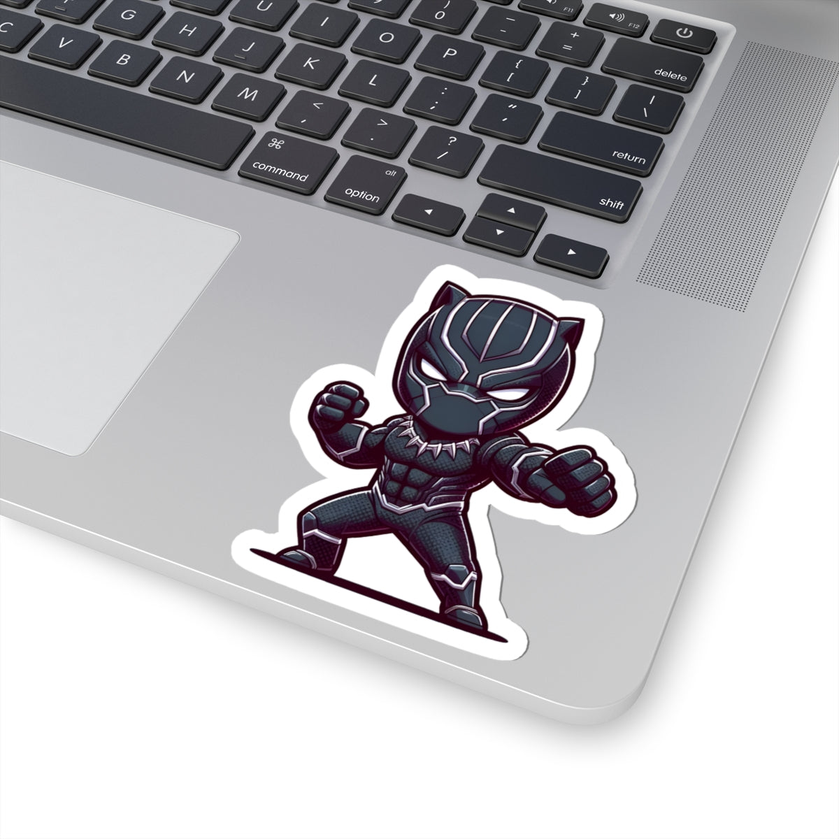 Chibi BLACK PANTHER Kiss-Cut Stikcers - Fun Fantasy Character Decal