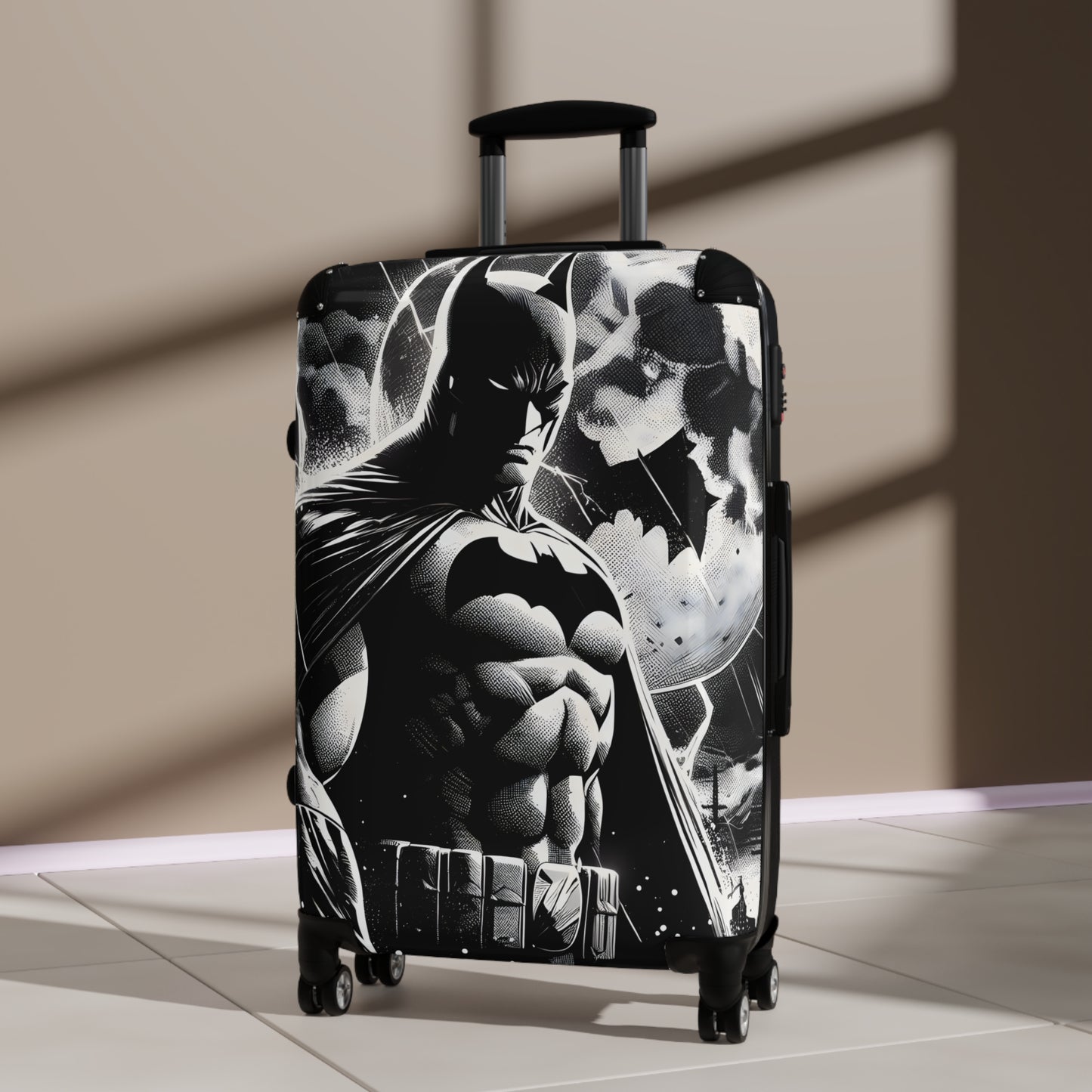Batman Graphic Suitcase – Noir Superhero Carry-On Luggage