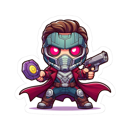 Chibi STARLORD Kiss-Cut Stikcers - Fun Fantasy Character Decal