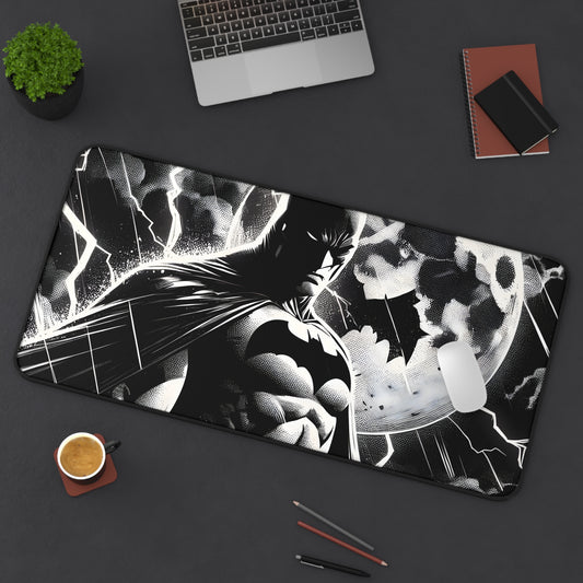 Batman Themed Desk Mat - Stylish Workspace Organizer for Fans