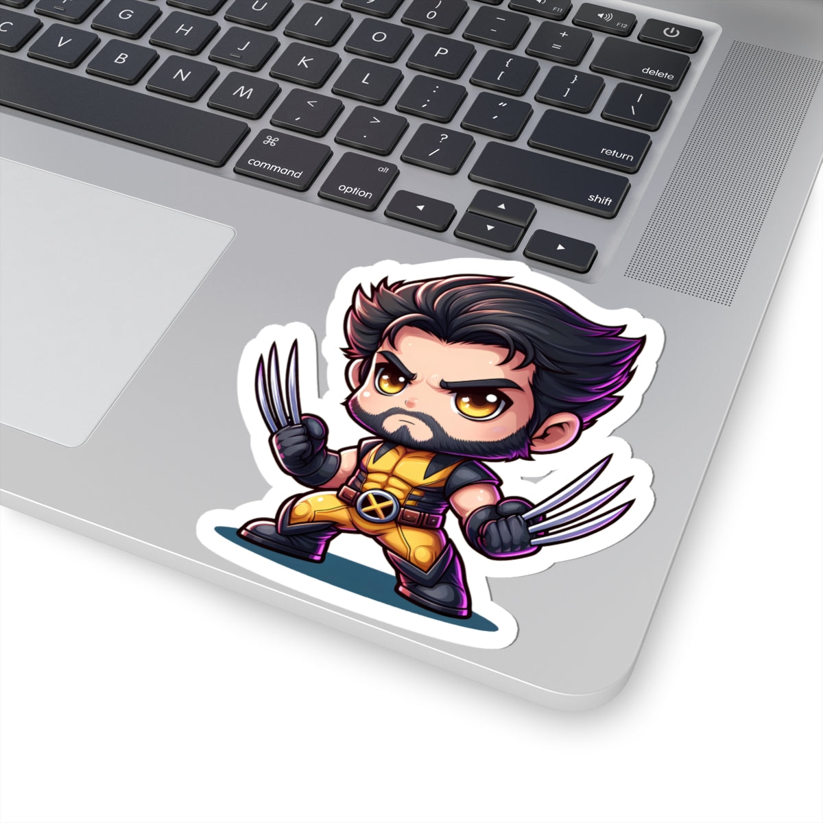 Chibi WOLVERINE Kiss-Cut Stikcers - Fun Fantasy Character Decal