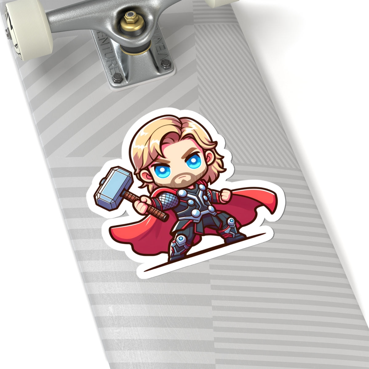Chibi THOR Kiss-Cut Stikcers - Fun Fantasy Character Decal