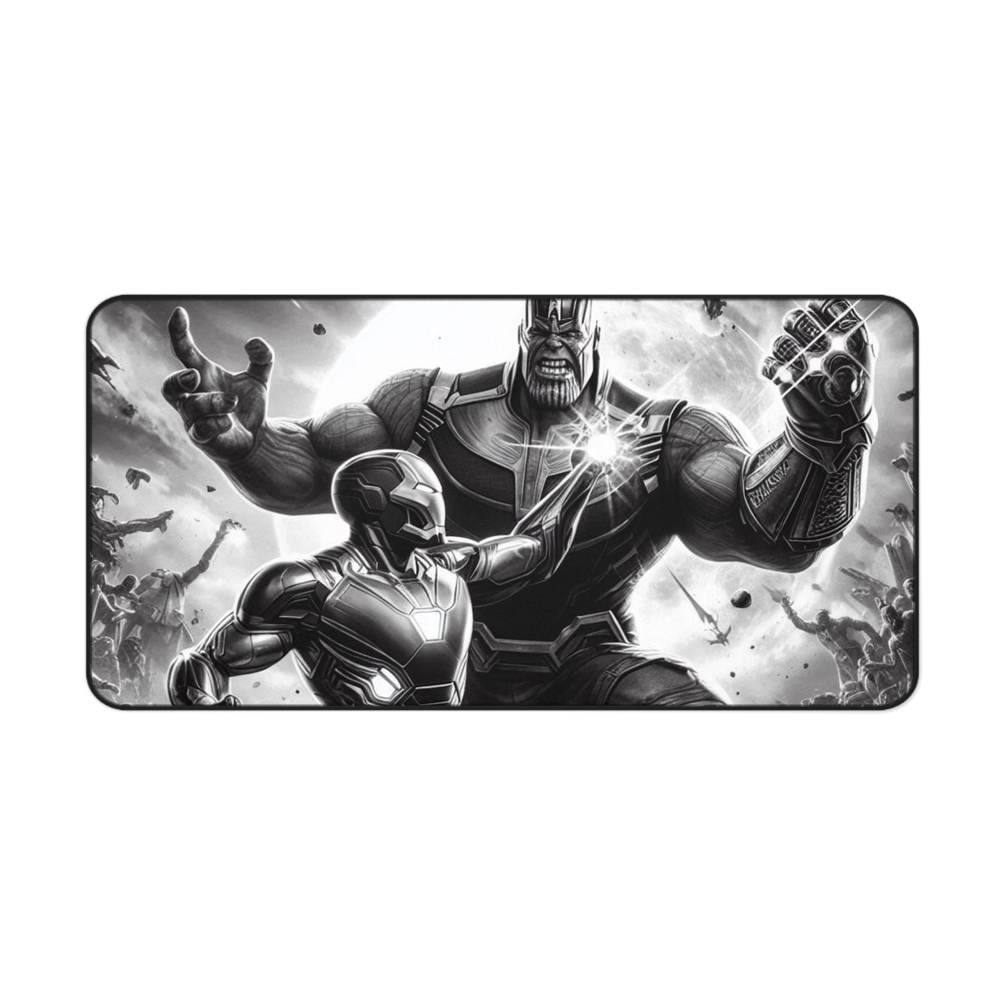 Iron man Vs Thanos Desk Mat - Perfect for Gamers & Fans