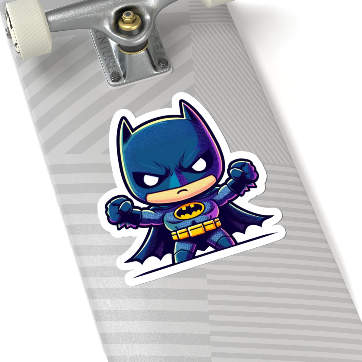 Chibi BATMAN Kiss-Cut Stikcers - Fun Fantasy Character Decal
