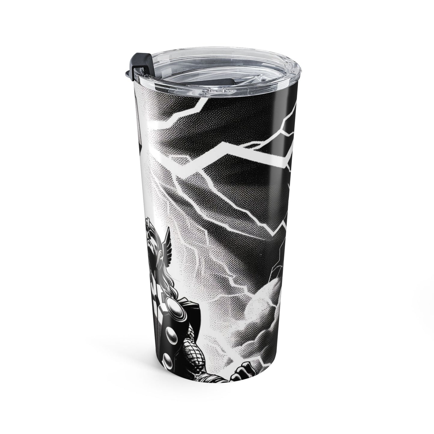 Thor Lightning 20oz Tumbler — Marvel-Inspired Hammer & Storm Travel Cup