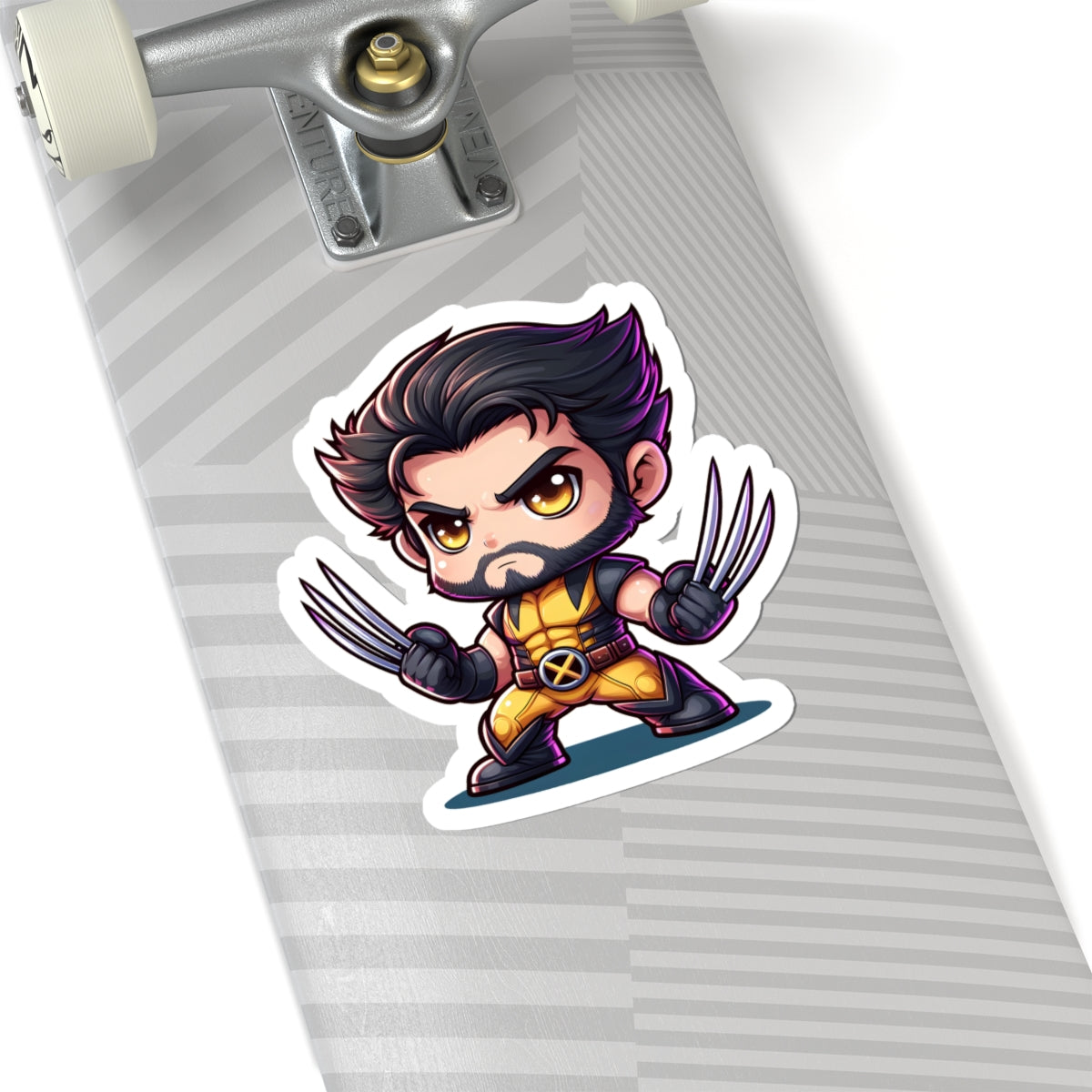 Chibi WOLVERINE Kiss-Cut Stikcers - Fun Fantasy Character Decal