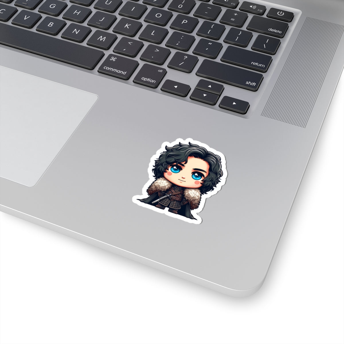 Chibi JON SNOW Kiss-Cut Stikcers - Fun Fantasy Character Decal