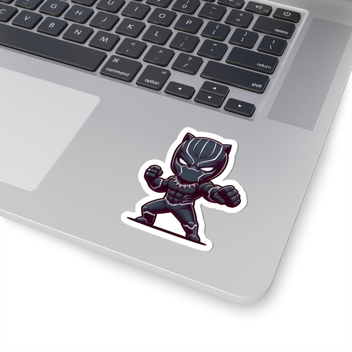 Chibi BLACK PANTHER Kiss-Cut Stikcers - Fun Fantasy Character Decal