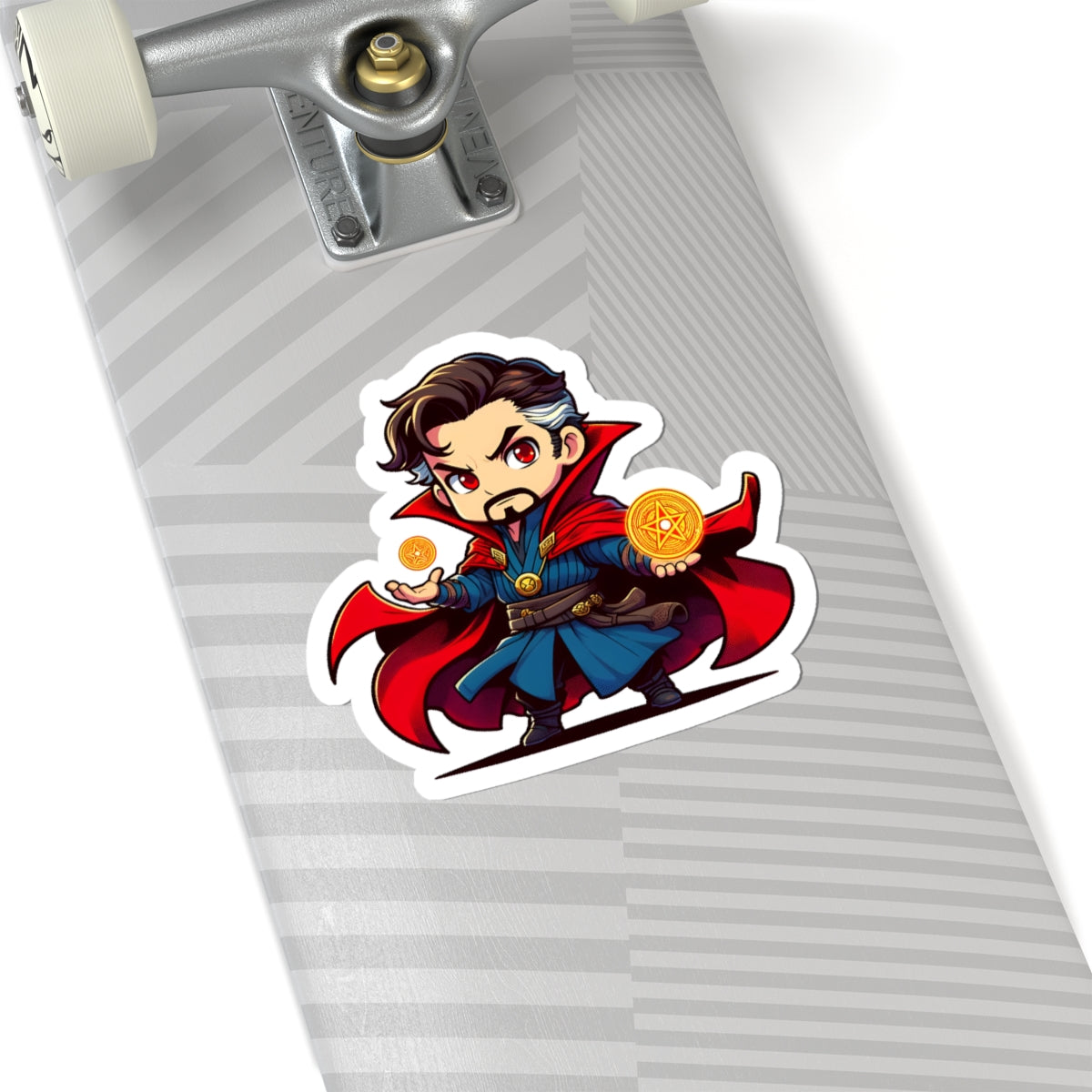 Chibi DOCTOR STRANGE Kiss-Cut Stikcers - Fun Fantasy Character Decal